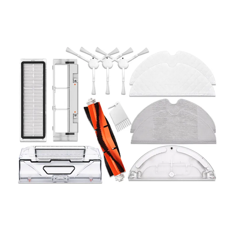 Тряпки и щетка для швабры с резервуаром воды фильтр НЕРА Для робота пылесоса Xiaomi