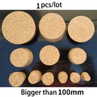 Стеклянная крышка на заказ, 100 мм, штепсельная Вилка для банка, пиво, Желейный контейнер, деревянная крышка, 1 шт.