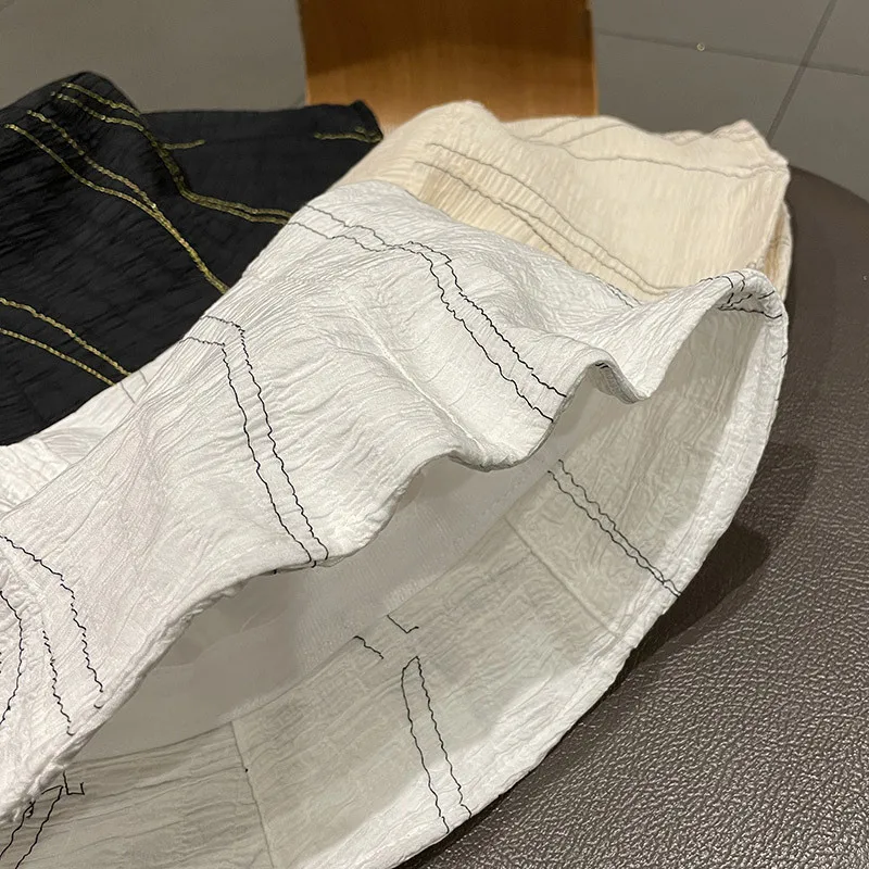 

202105-jinxi new Curved stripe Pleated fabric street leisure lady bucket cap women fishermen hat