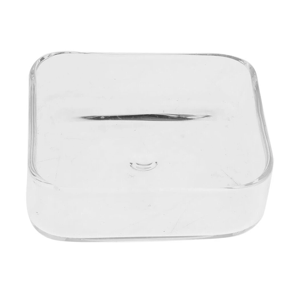 Один Цвет резервуары для рыб акриловые креветки кормления Еда тарелка фидерный