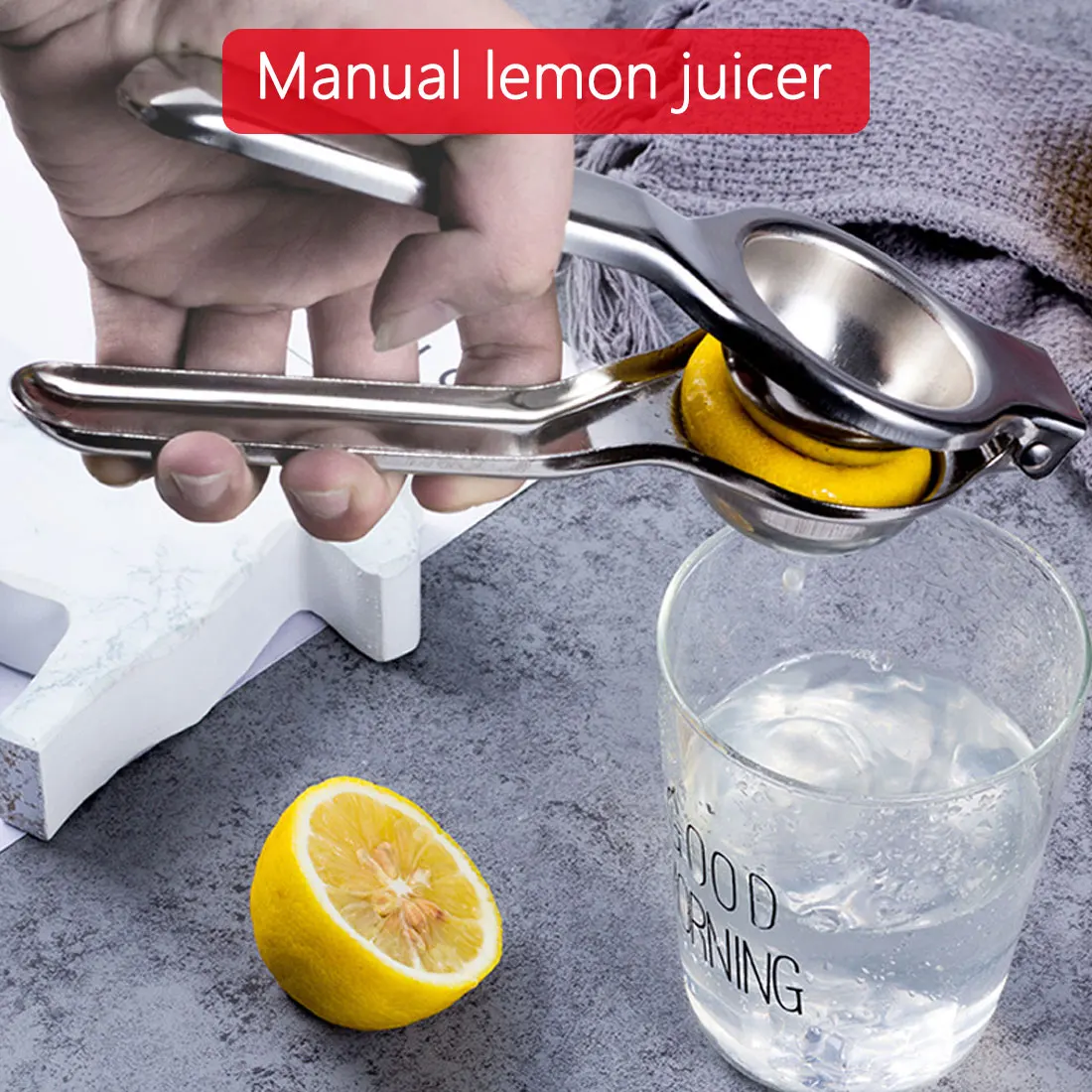 

Stainless Steel Manual Juicer Squeezer Orange Hand Manual Juicer Kitchen Tools Lemon Juicer Orange Queezer Juice Fruit Pressing