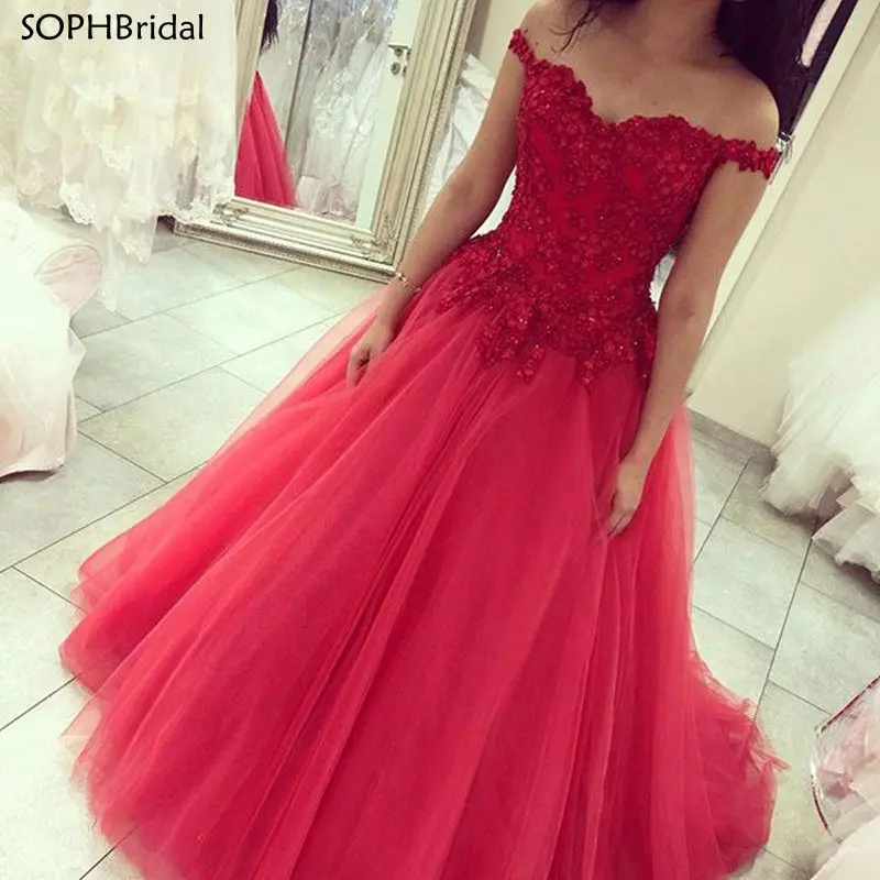 

New Arrival Off Shoulder Prom Dresses 2021 платье Hot sale Applique Vestido de Fiesta de Boda Evening Party Pageant Dresses