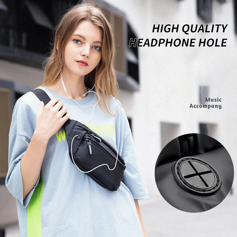 Running Belt Waist Bag Women Man Waterproof Fanny Pack Belt Bag Waist Packs Chest Mobile Phone Pouch Outdoor Travel Sport Bags