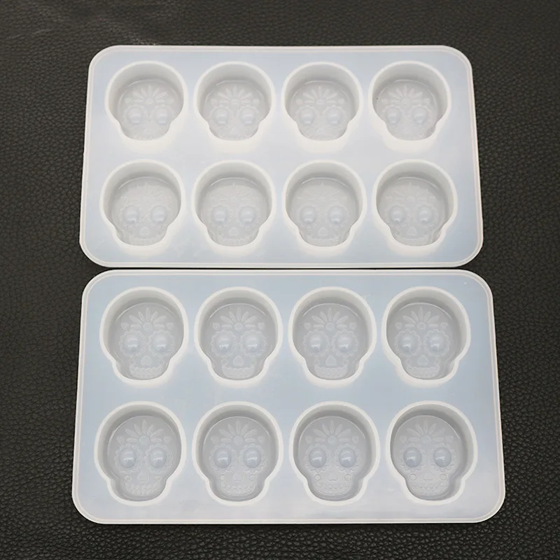 Не такая длинная прозрачная эпоксидная форма сделай сам в виде черепа зеркальная