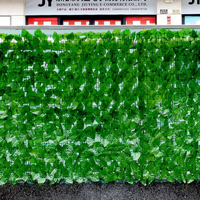 УФ-защита искусственный балкон зеленый забор из листьев свернутая панель плющ