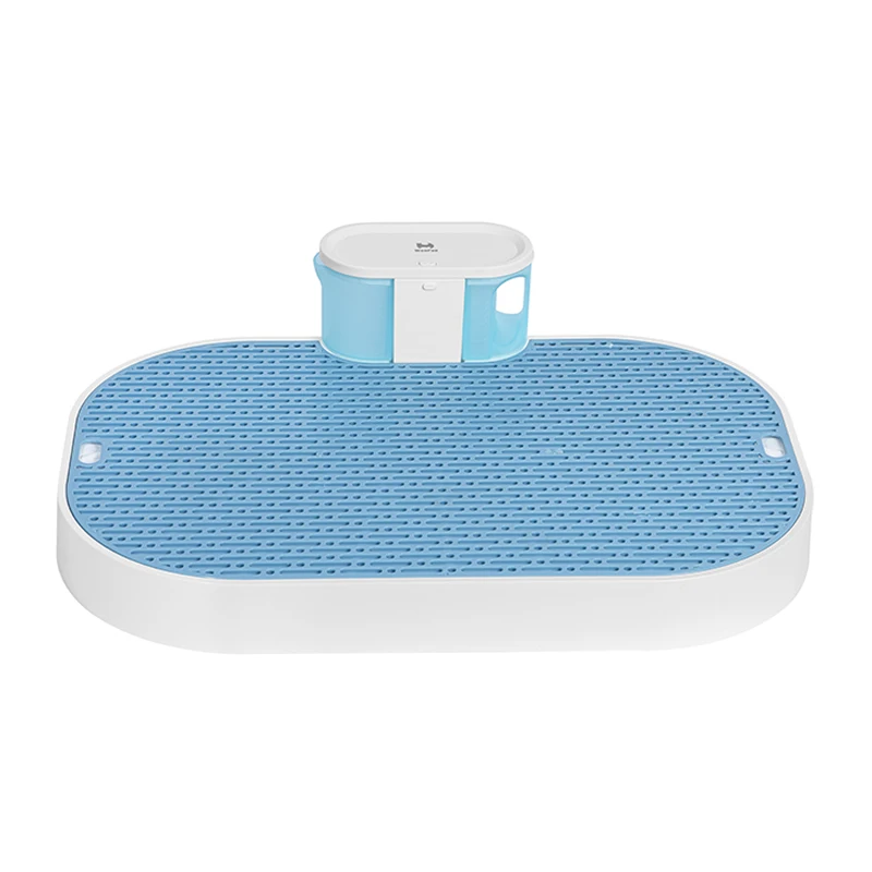 Портативная пластиковая двухслойная подставка для собак