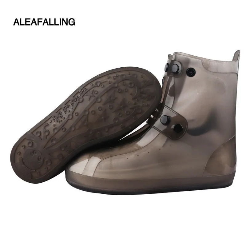 Aleafalling универсальные водонепроницаемые Многоразовые чехлы из ПВХ для обуви