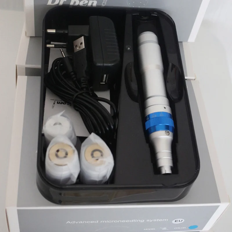 Ultima Derma Pen A6 Permanente Беспроводная и Проводная Электрическая Микро самонаборный штамп терапия микро игла система микрокровотечения