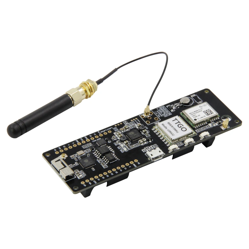 LILYGO®TTGO T-Beam 433/868/915 МГц ESP32 WiFi Bluetooth модуль GPS NEO-M8N IPEX LORA 32 923 держатель аккумулятора |