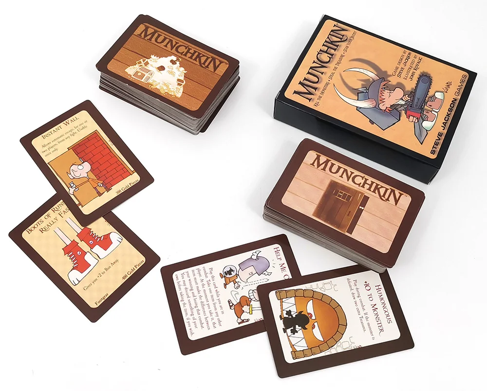 Настольная игра Munchkin на английском языке базовая версия монстры для детей и