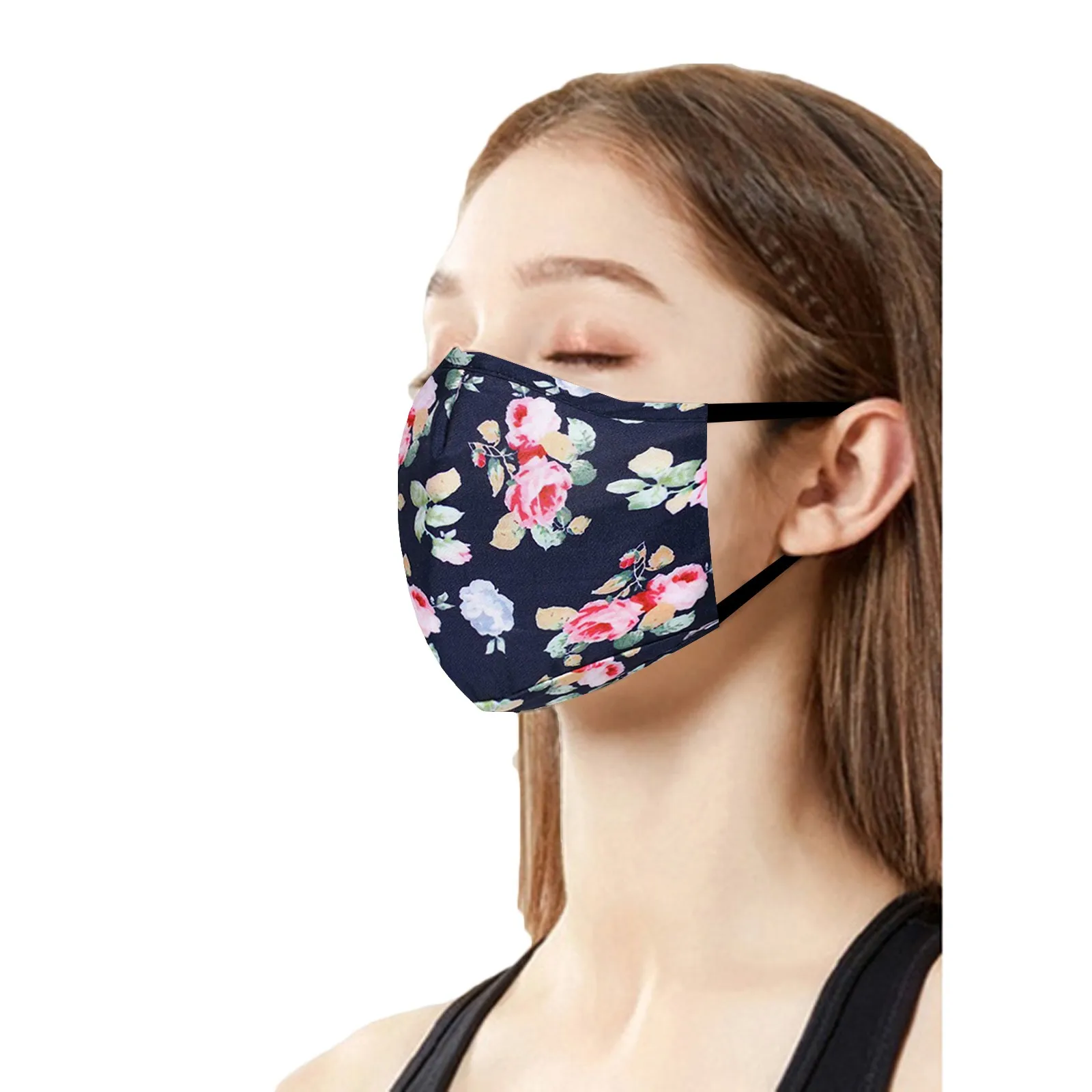 

Mondkapjes Zwart 4pcs Adult Outdoor Mouth Mask Washable Reuse Face Mask Cotton Protection Mask Masque Facial Enfant Washable