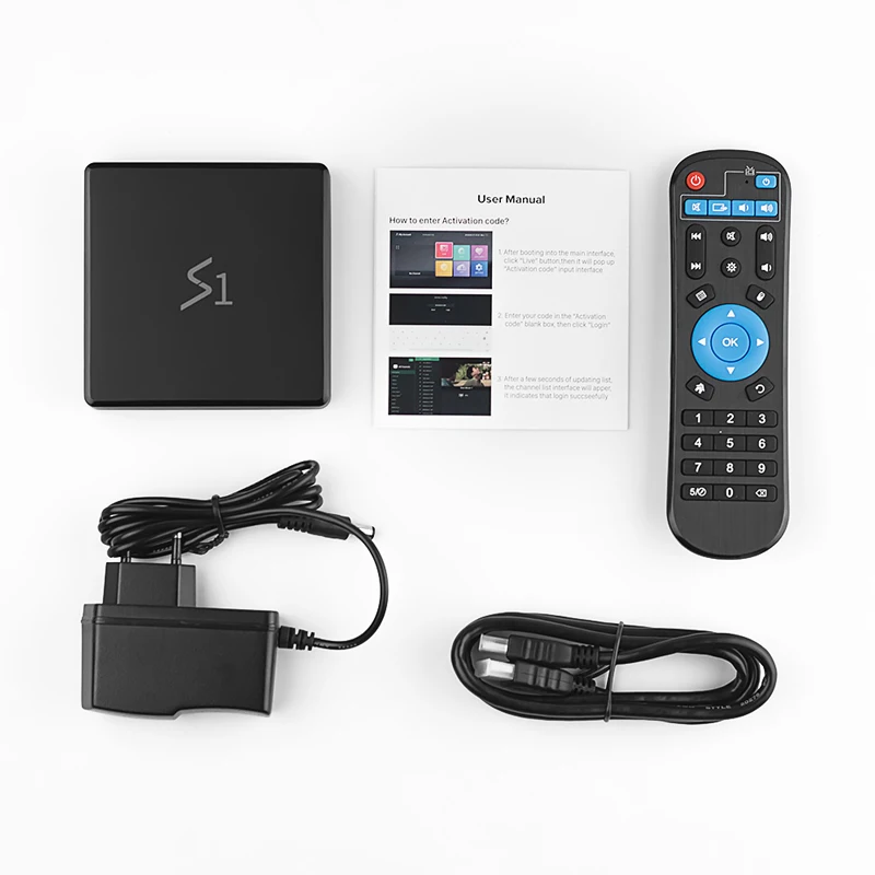 

Leadcool S1 TV Box Android 8.1 RK3229 Quad Core 1G 8G Smart TV Box 4K H.265 Media Player WiFi 2.4G Set Top Box ship from France