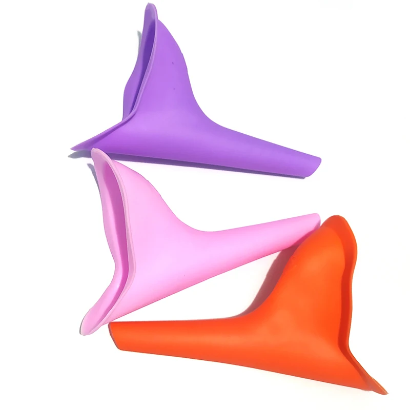 Силиконовый дорожный Писсуар для женщин воронка мочи портативный туалет