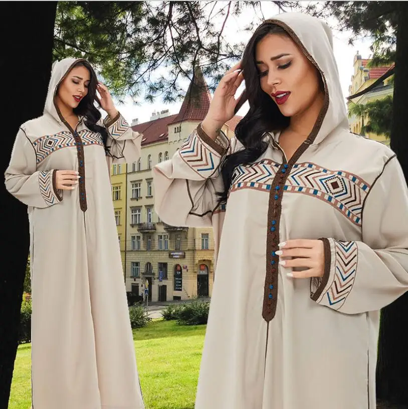 

Muslim Middle East Women's Long Robe Dress