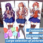 Doki Literature Club! Наволочка японская игровая персонажа дакимакура, индивидуальная обнимающая подушка для тела, мультяшная фантастика