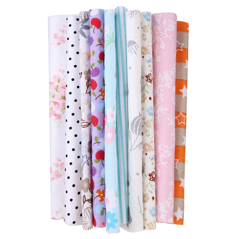 10 шт. смешанная хлопковая ткань материал Joblot Value Bundle Scraps Offcuts стеганая для шитья DIY