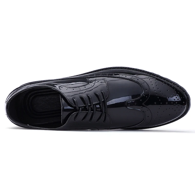 Мужские модельные туфли высокого качества большие размеры 38 47 кожаная мужская