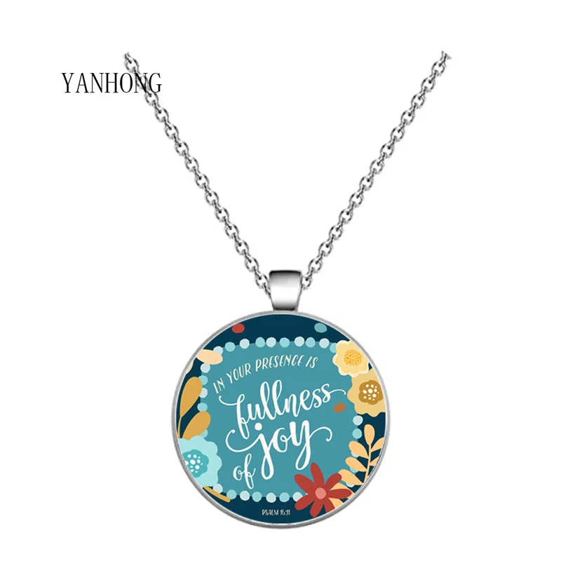 YANHONG Christian jewelry Inspirational Jesus Vintage Chain Necklace Faith Bible Pendant She believed she could so did. | Украшения и