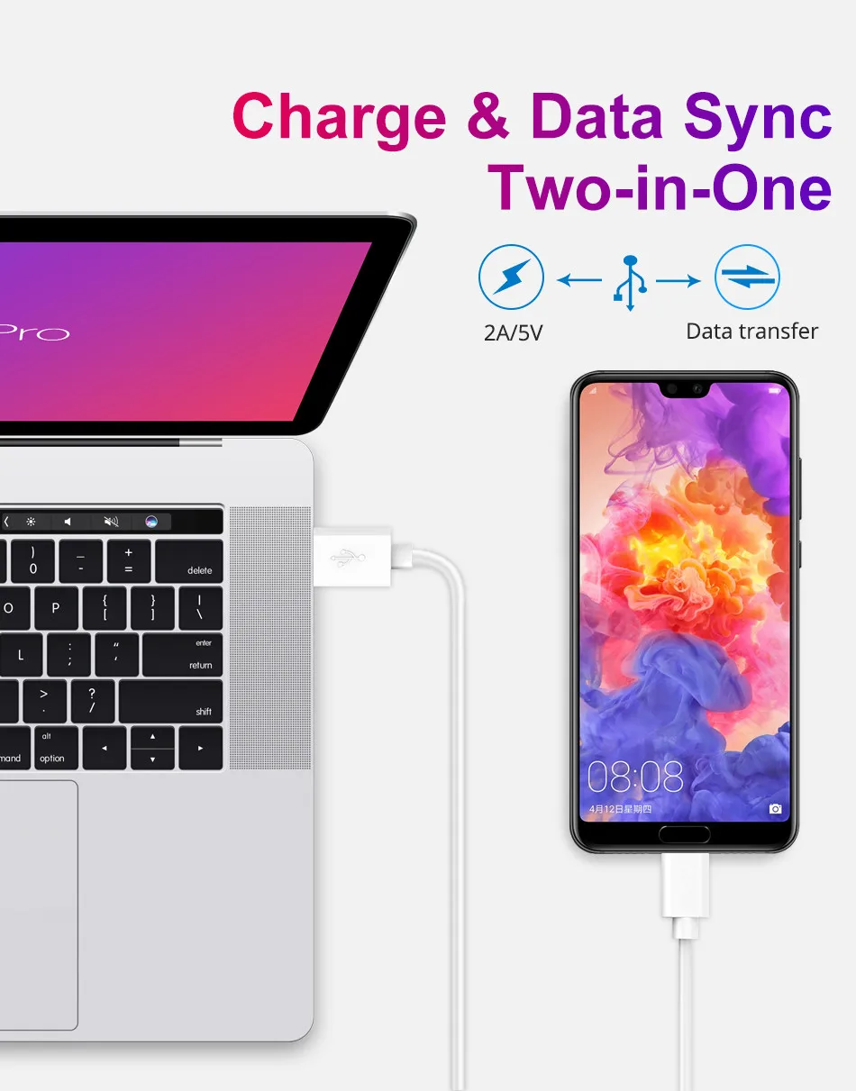Кабель Micro USB адаптер для зарядного устройства Blackview BV6000 BV6000S BV4000 /Pro/DOOGEE S30 Geotel G1 AG X1