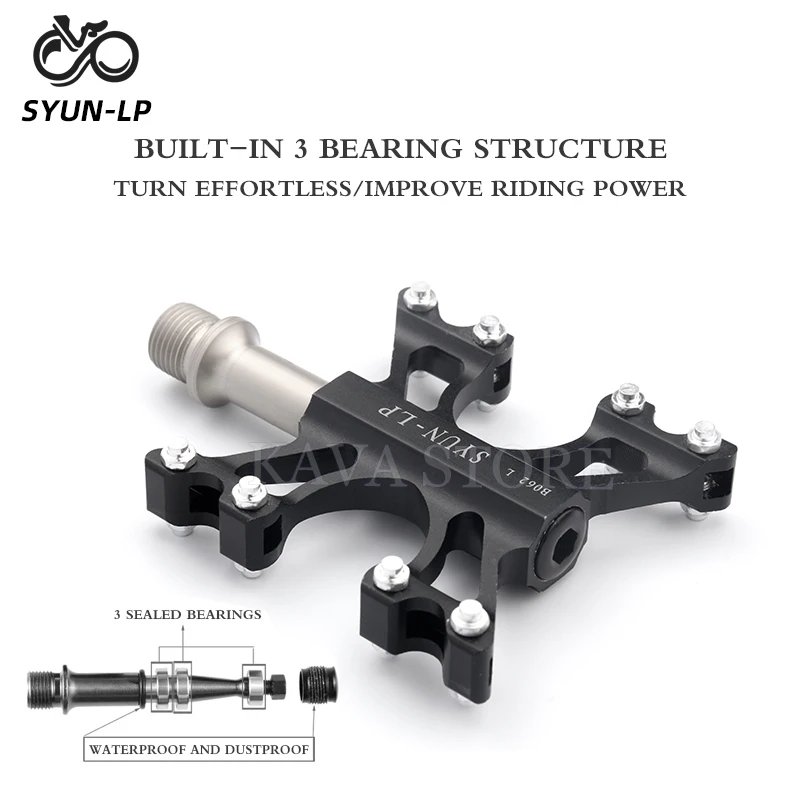 Велосипедная педаль KAVA из алюминиевого сплава для горного велосипеда с