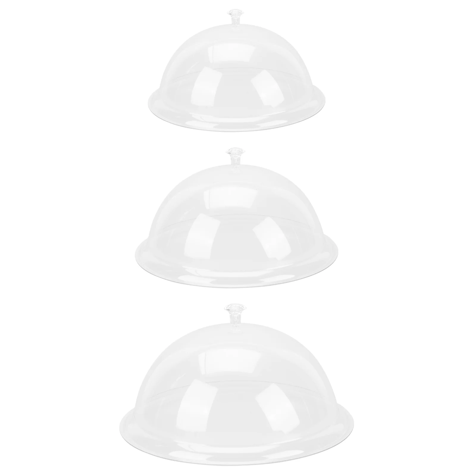 

3pcs Reusable Cake Protector Hotel Bread Dish Protective Cover