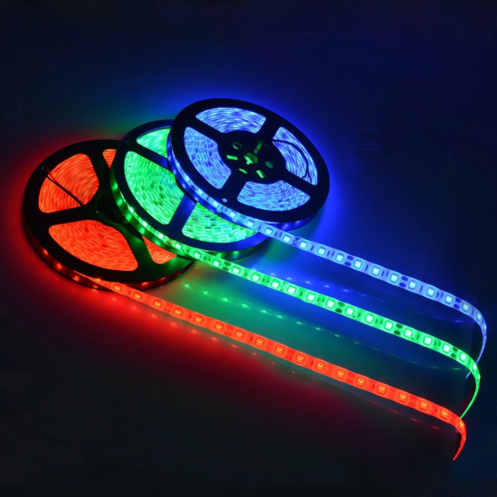 DC12V 5050 LED strip light RGB/RGBW/RGBWW/White/Warm Withe/Green/Blue Led Flexible Strip Festival Decorating | Лампы и освещение
