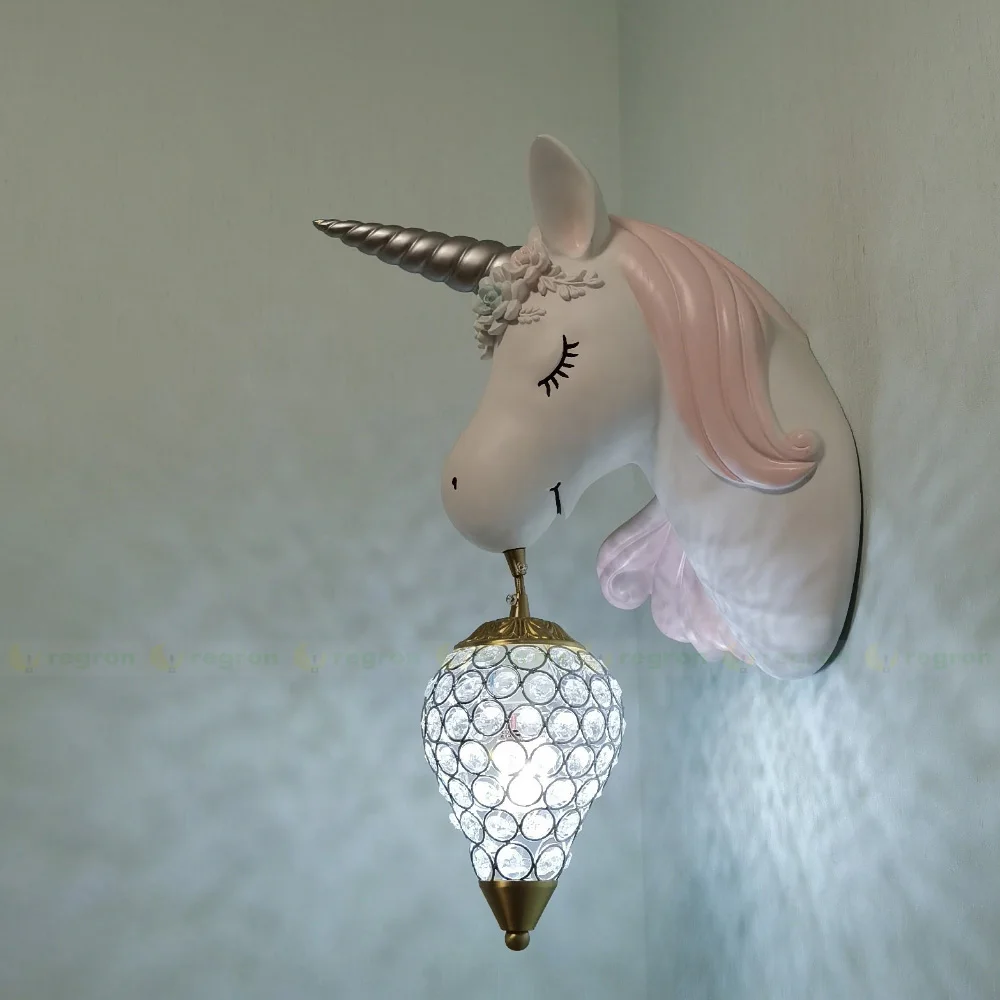 Современная настенная лампа для детской комнаты спальни прикроватный