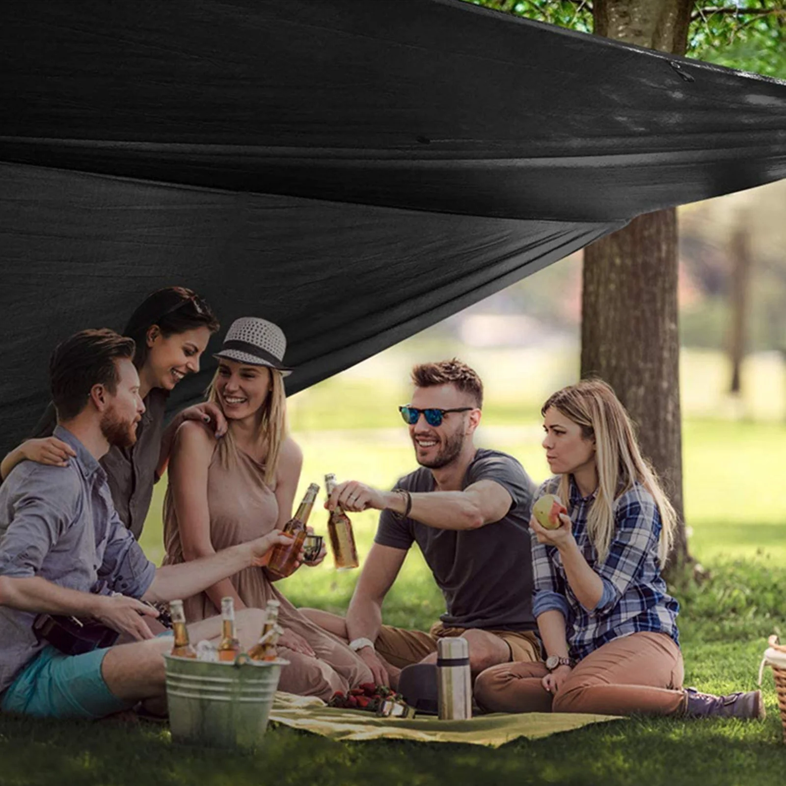 Водонепроницаемый брезент для гамака кемпинга и пикника легкий походов