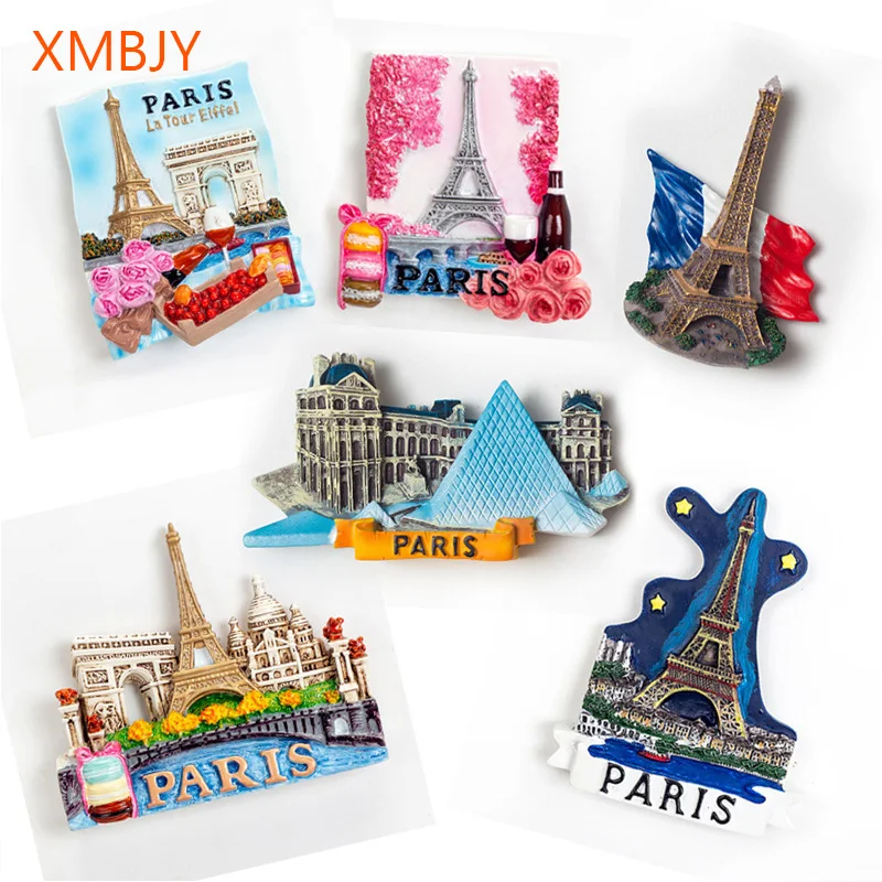 Магнитный холодильник скандинавский Франция креативный туристический Лувр