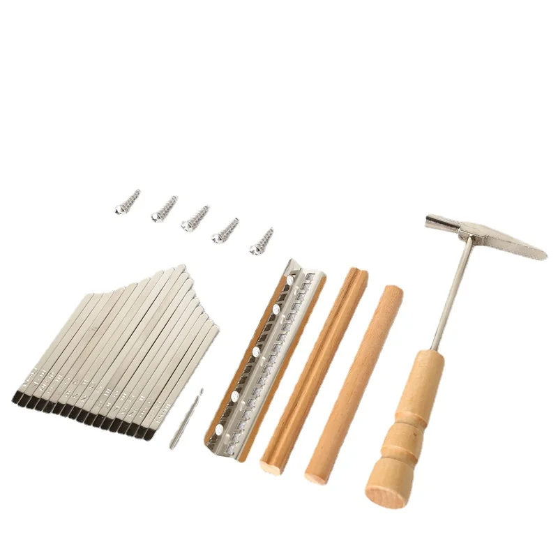 

Новое пианино для большого пальца Shrapnel Kalimba Keys 17-тоновое пианино для большого пальца аксессуары «сделай сам»