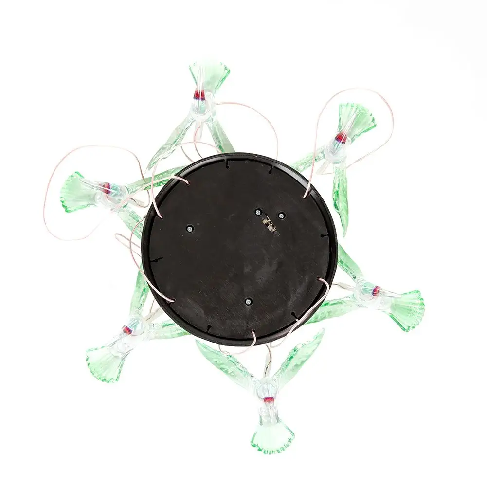 

LED Solar Lights Color Changing Solar Powered Hummingbird Wind Chime Light Villa Yard Garden Decoration Landscape Lighting