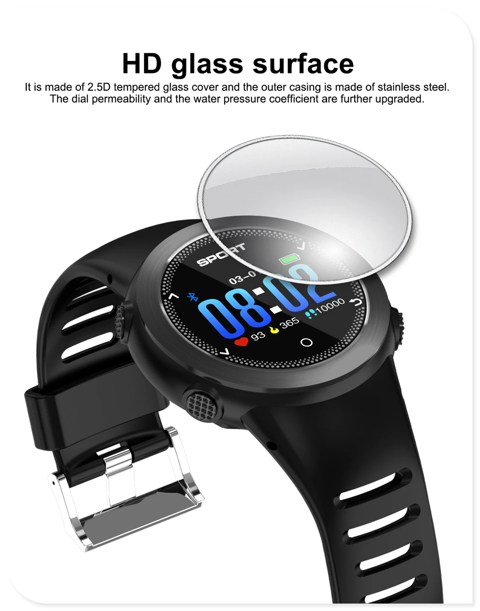 OHSEN мужские s часы Топ бренд класса люкс Bluetooth/Smart/спортивные часы мужские спортивные наручные часы мужские Reloj Hombre мониторинг сердечного ритма