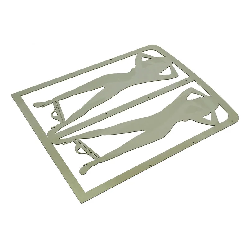 Сексуальная девушка передний радиатор водяной охладитель решетка сетка