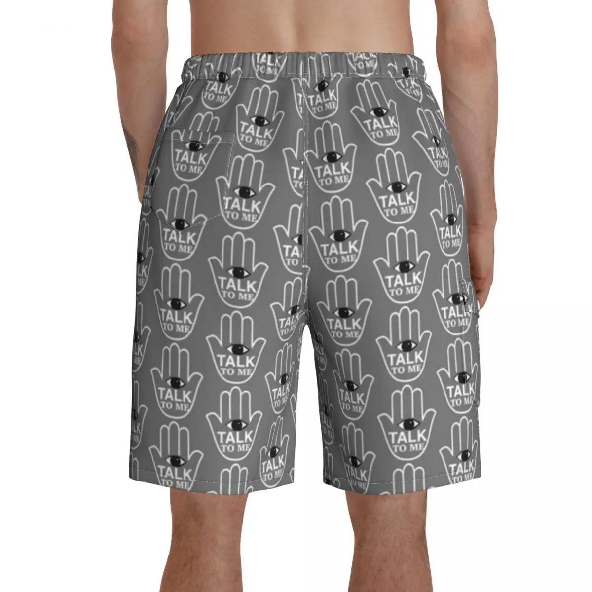

Hand Of Fatima Board Shorts Swimming Trunks Polyester Men Bathing Funny Swim Trunks