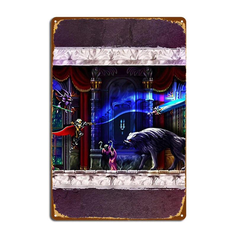 Castlevania Verboten Metal Signs Wall pub Cinema personalized Garage Decoration Tin sign Posters | Plaques &amp