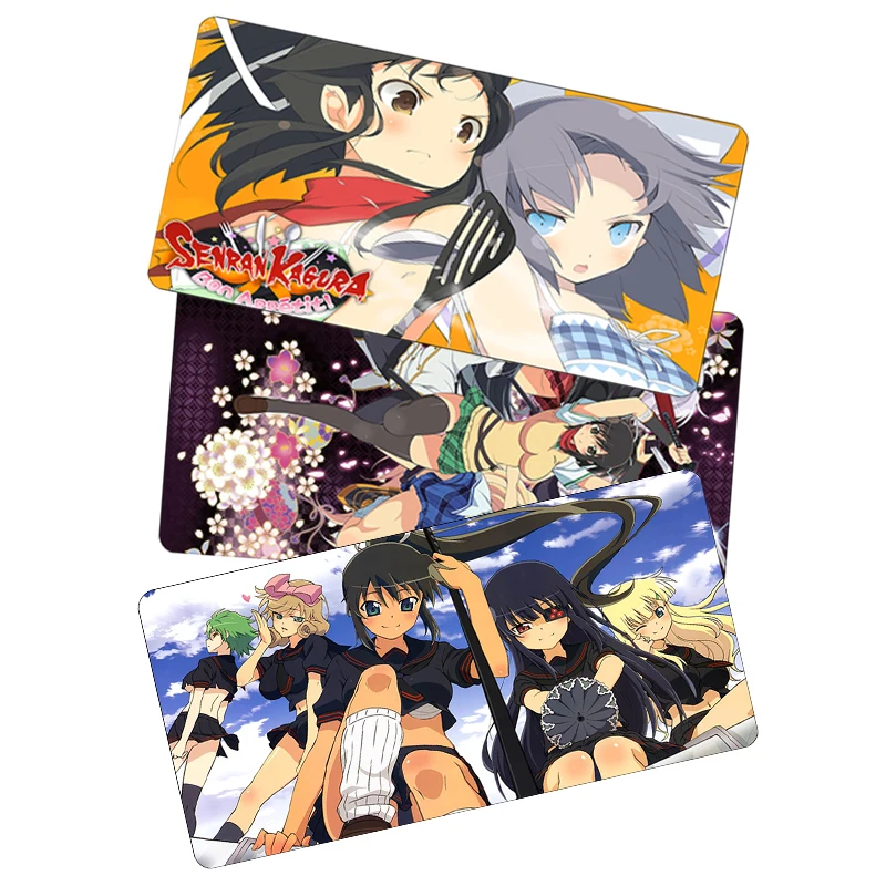 

Gaming Mouse Pad Anime Senran Kagura Large Mousepad Keyboard Kawaii Mouse Mats Fashion Cute Carpet Anti-Slip Computer Desk Mat
