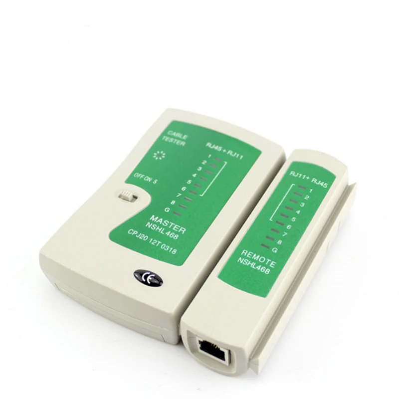 Тестер RJ45 LAN для кабеля ручной прибор проверки сетевого RJ11 Cat5 Cat6 детектор