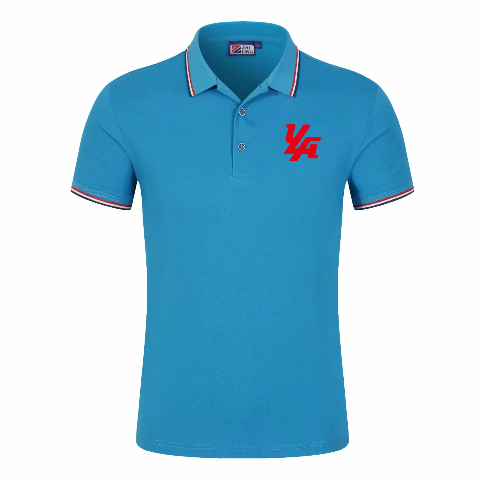 

Summer men's short-sleeved polo shirt 2021 new business lapel fashion casual self-cultivation breathable letter couple shirt