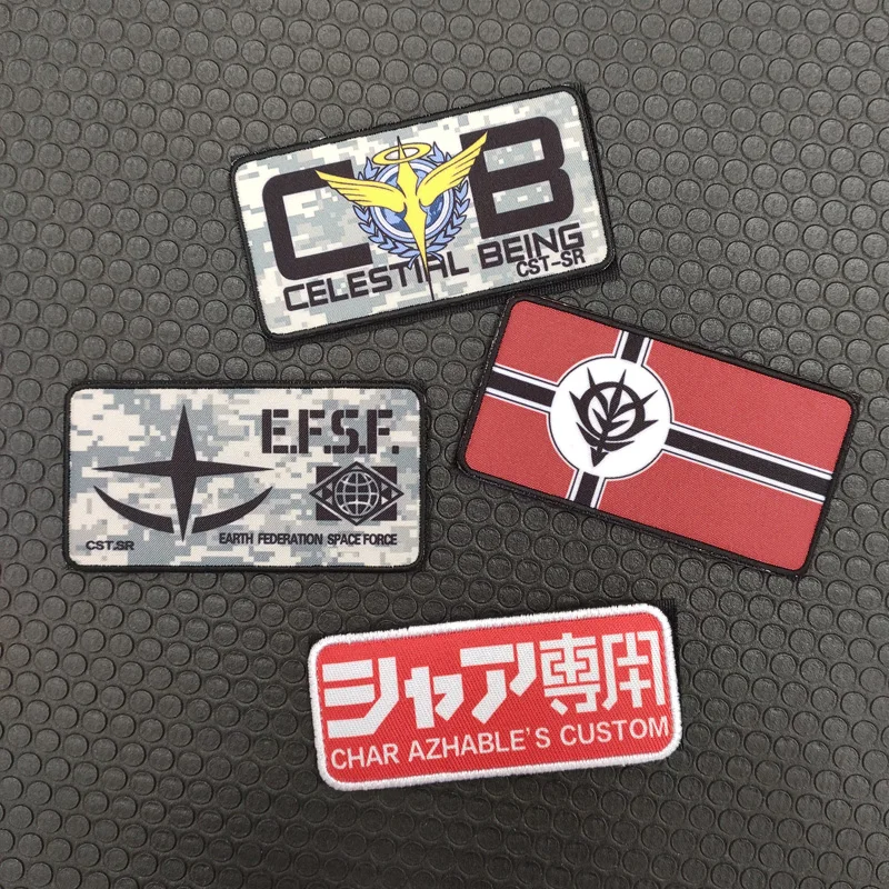 Костюм мобильного воина гундама 00 патчи аниме ген Азии Летние люди Организация