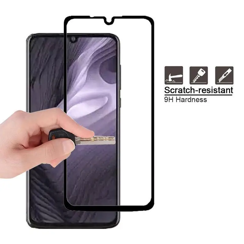 Полное покрытие из закаленного стекла для Motorola Moto G8 Plus One Macro Z4 E6 Z3 Play Z2 Force P30 Note X4