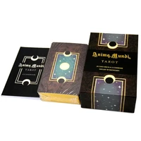 anima mundi tarot deck 78 card deck with guide book nature deck occult divination cards major and minor arcana game gilt origin
