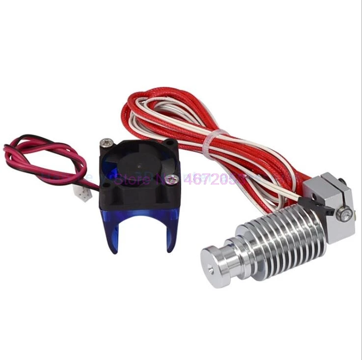 50 шт./лот V6 J head metal Hotend Уэйд или Bowden экструдер нагреватель Термистор вентиляторная