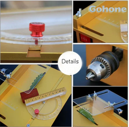 Настольная мини-пила для деревообработки цепной пилы Точная Модель пила