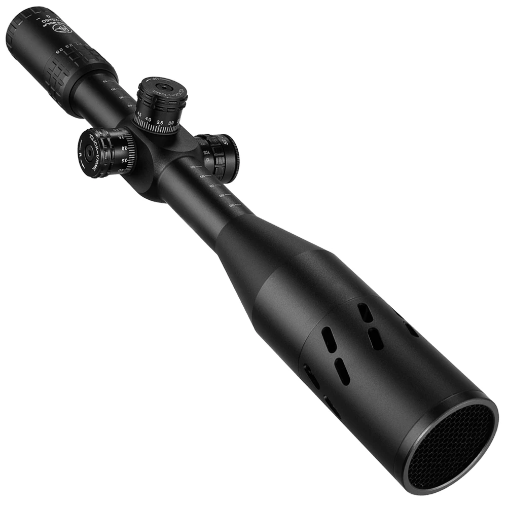 Тактический Большой маховик Fire Wolf 5 25X50 FFP оптический прицел для винтовки красный