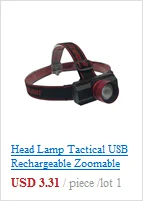Налобный фонарь USB Перезаряжаемый Водонепроницаемый T6 светодиодный налобный фонарь, налобный фонарь, налобный фонарь