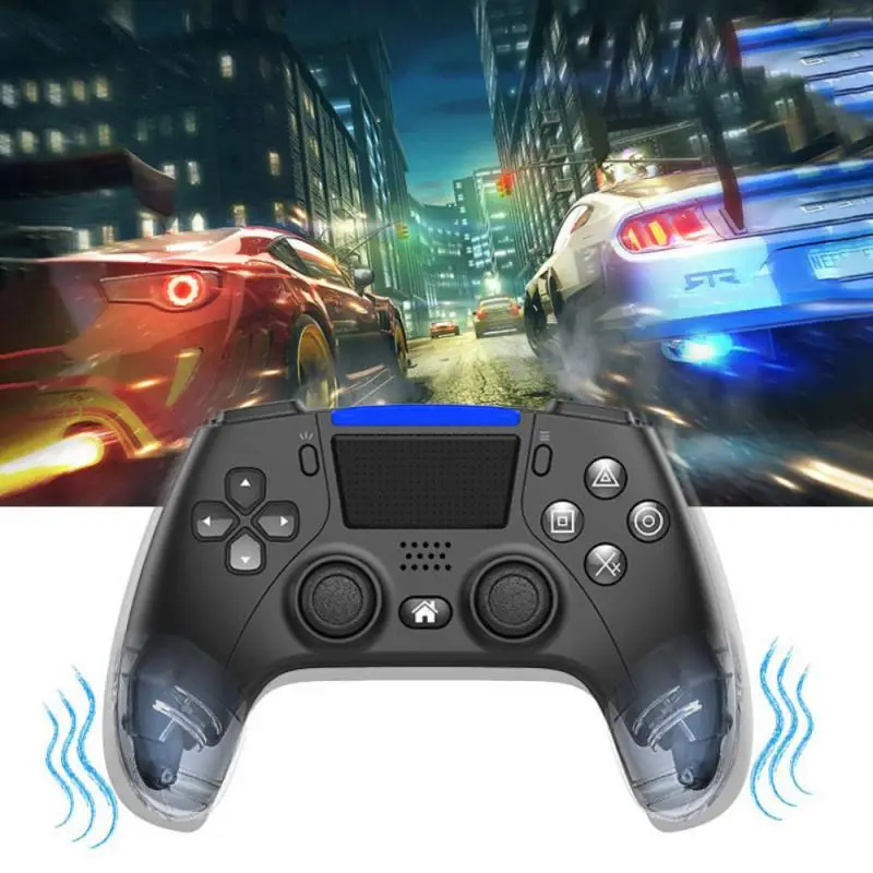 

For PS4 Bluetooth-compatible Gamepad 6-Axis Double Vibration Wireless Controller For PC/Android Phone Joysticks Gamepad