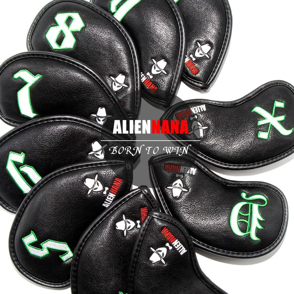 Набор металлических чехлов для головы гольфа 10 шт./компл. клубный железный чехол