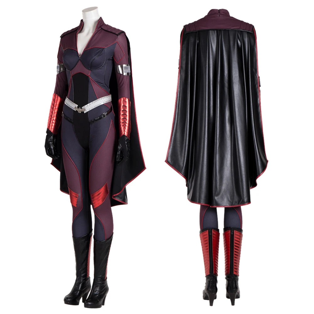 

Halloween Boys Season 2 Stormfront Role-playing Uniform With Cloak Superhero Cosplay Costume Fancy Masquerade Carnival Outfit