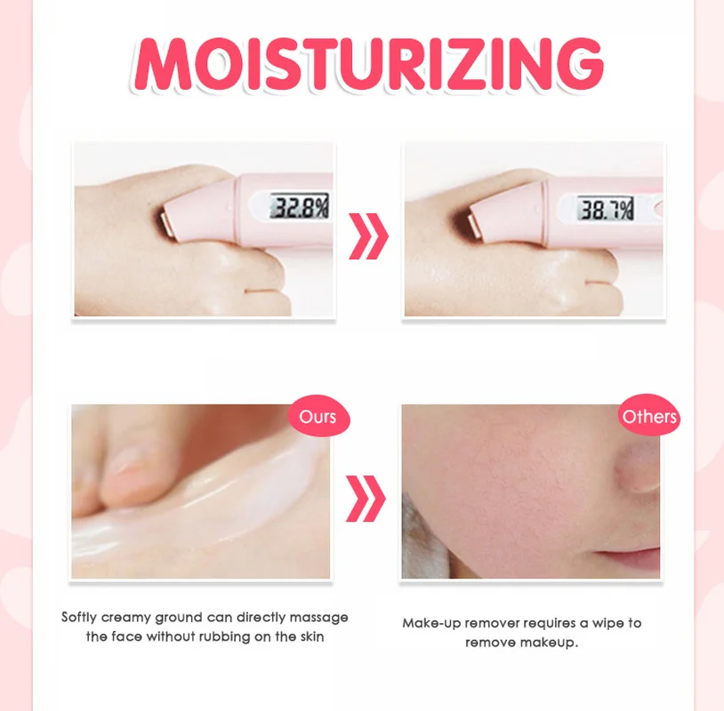 Новый молочный Мягкий очищающий бальзам увлажняющий Водонепроницаемый крем для