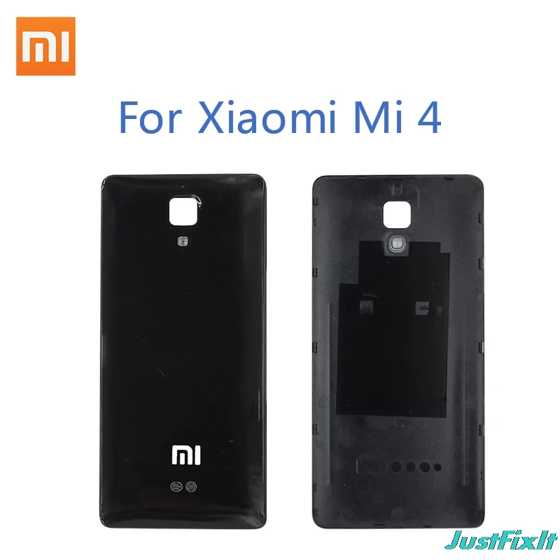 Оригинальный чехол с аккумулятором для Xiaomi Mi4 Задняя стеклянная крышка запасная